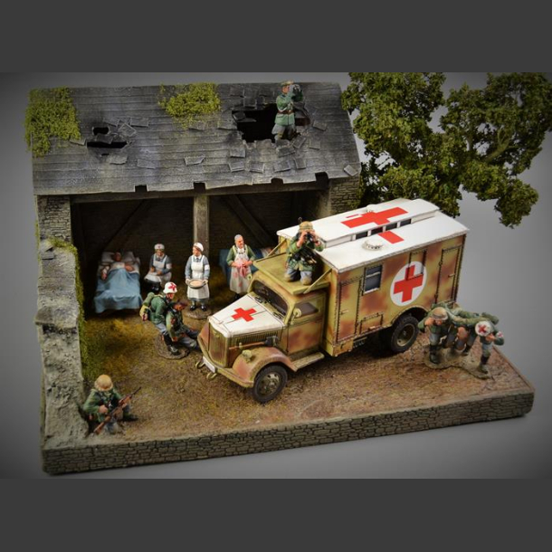 Old barn - diorama 
