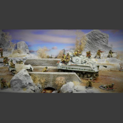 Winter landscape - diorama