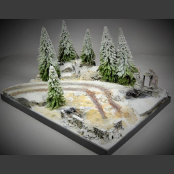 Winter landscape - diorama