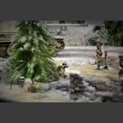 Winter landscape - diorama