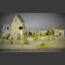 French church - diorama 