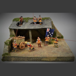 Old barn - diorama 