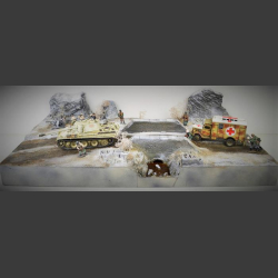 Winter landscape - diorama