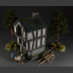 Medieval house on three floors