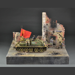 German ruin building - Diorama
