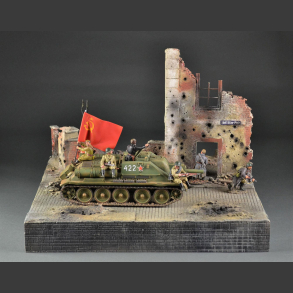 German ruin building - Diorama