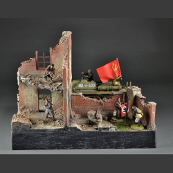 German ruin building - Diorama