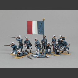 French Foreign Legionnaire - rifleman, kneeling loading his rifle