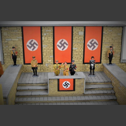 Nazi grandstand seats - diorama 