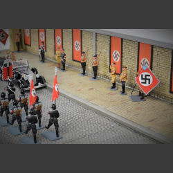Nazi promenade - diorama 