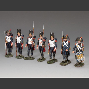 The Old Guard Marching set (7-figure set)