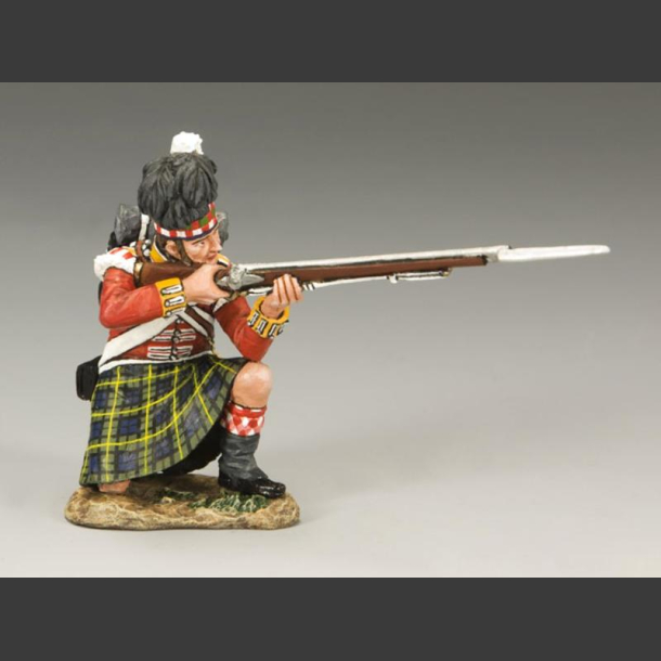 Gordon Highlanders Kneeling Firing