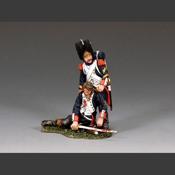 Old Guard Saving his Officer