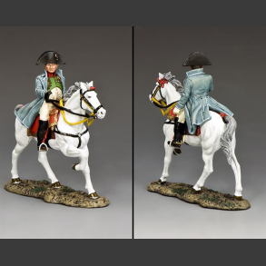 Napoleon on his white horse Marengo