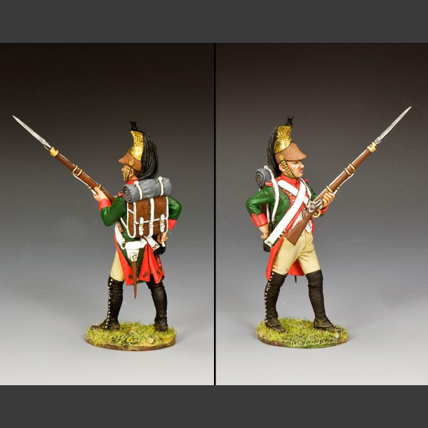  "Foot Dragoon Loading His Musket"