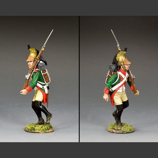 "Foot Dragoon Advancing Shoulder Arms"