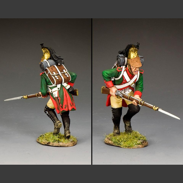 "Foot Dragoon Running Port Arms"