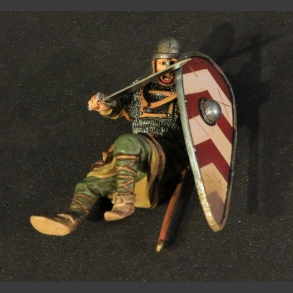 Norman wounded warrior with sword