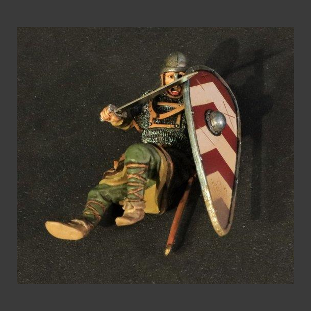 Norman wounded warrior with sword