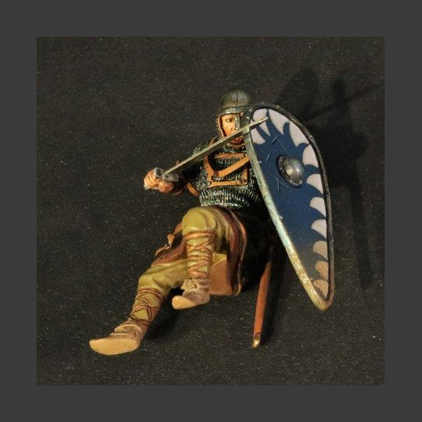 Norman wounded warrior with sword