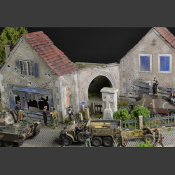 French Village - diorama 