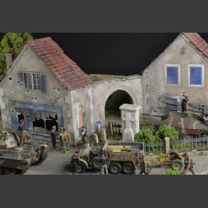 French Village - diorama 