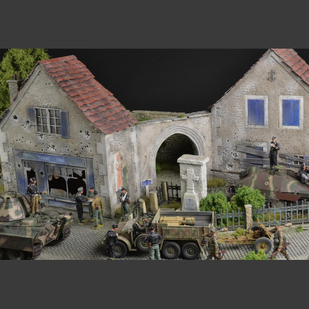 French Village - diorama 