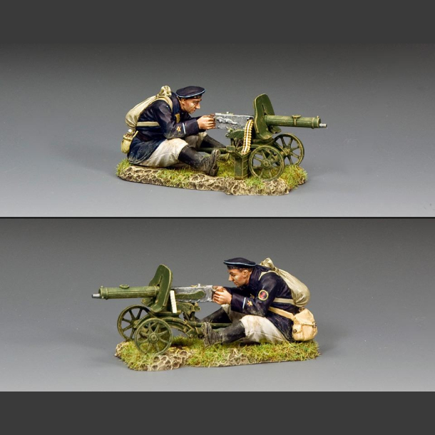 "Russias Naval Infantry - The Maxim 1910 Machine Gun Set"