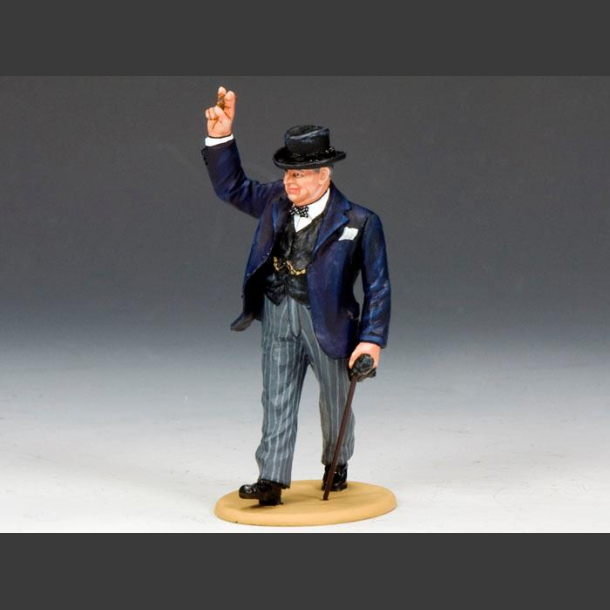 "V" For victory! V. Churchill