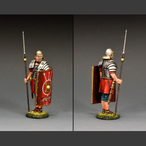 At Attention Roman Legionary w/Pilum