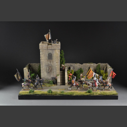 Medieval tower - diorama 