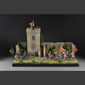 Medieval tower - diorama 