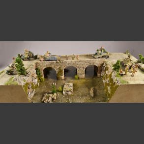 Italian bridge - diorama 