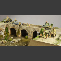 Italian bridge - diorama 