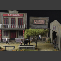 "Sourbank" Western town - Diorama