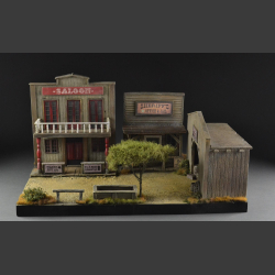 "Sourbank" Western town - Diorama