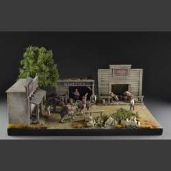 "Barewater" Western-village - Diorama