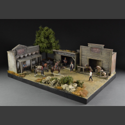 "Barewater" Western-village - Diorama