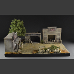 "Barewater" Western-village - Diorama