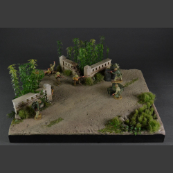 Road through the jungle - Diorama