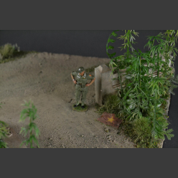 Road through the jungle - Diorama
