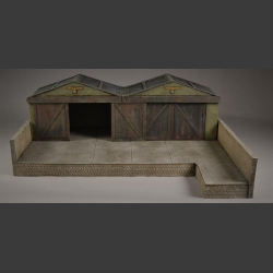 German Factory with platform - diorama