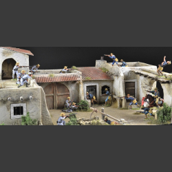 Durango Mexican Village - Diorama