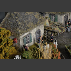 Russian village - diorama 