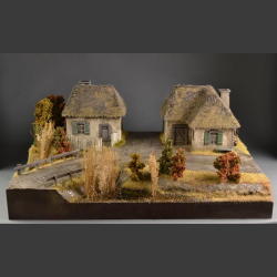 Russian village - diorama 