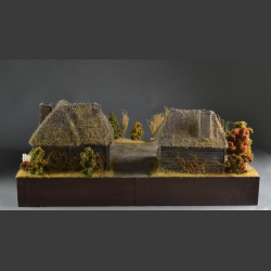 Russian village - diorama 