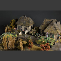 Russian village - diorama 