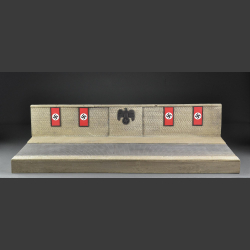 Nazi promenade with Nazi Banners and Nazi Eagle - diorama