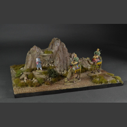 Desert Rocky Mountain - Diorama