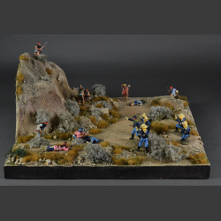 Desert Rocky Mountain - Diorama